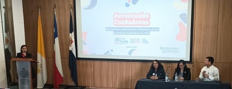 Lanzamiento Estudio “Juventudes Cuidadoras” fue lanzando en la PUCV